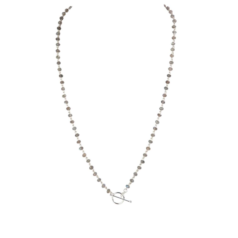 VIRGINS SAINTS & ANGELS VSA Delfina 6mm Lux Labradorite & Silver